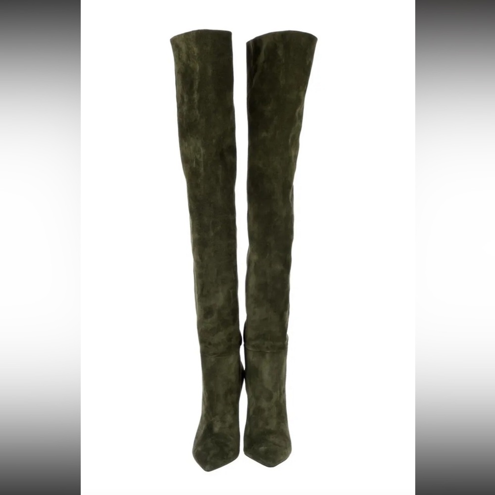 SOLD OUT Saint Laurent Nikki Boots 37.5 💚 - Picture 2 of 7